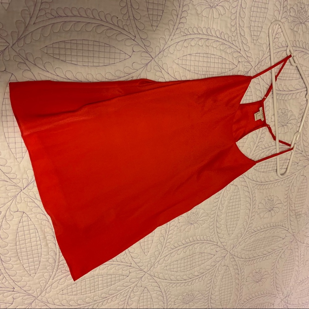 Red J. Crew tank